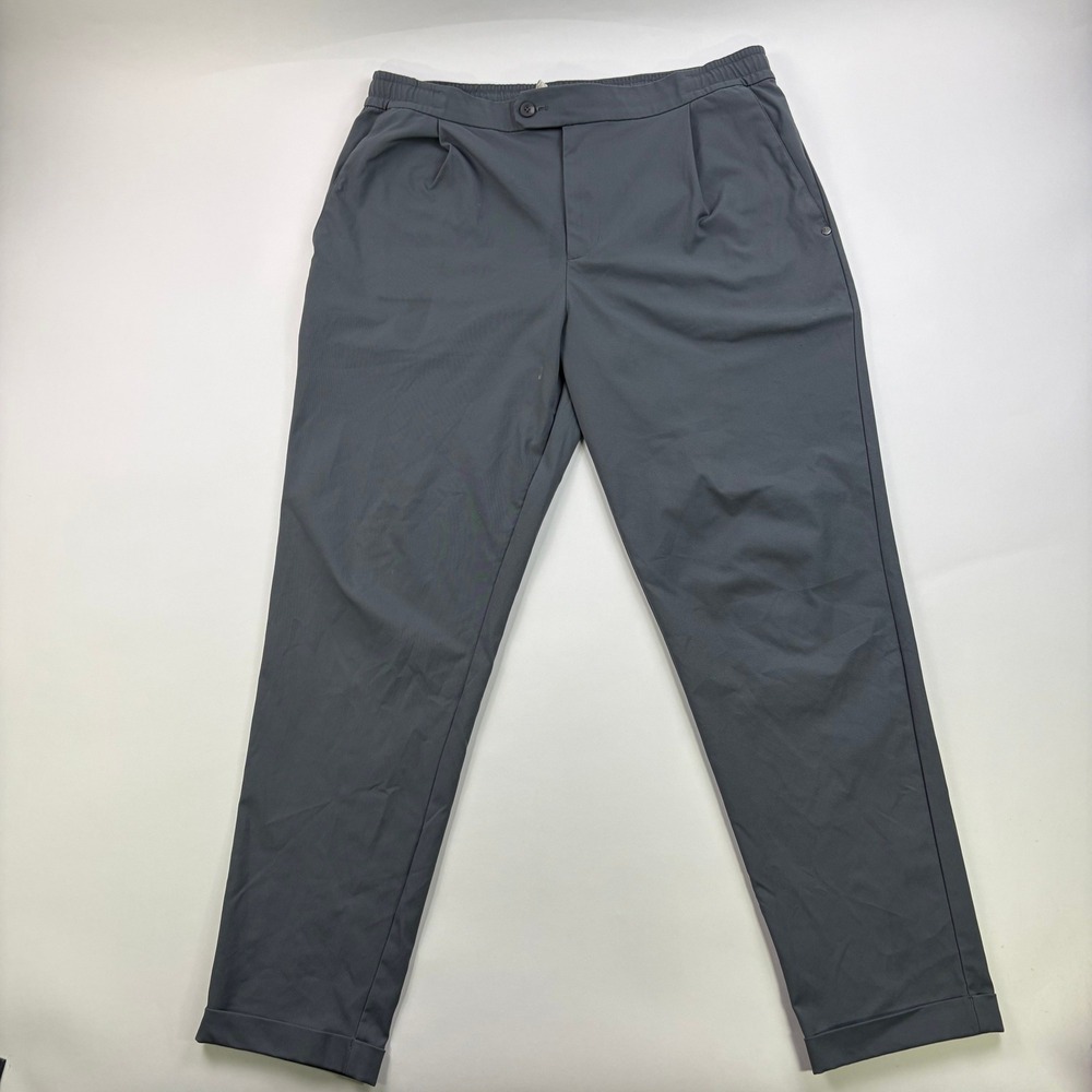 Vuori Meta Pant Mens 34 Charcoal Grey Tapered Performance Chino V465 Travel